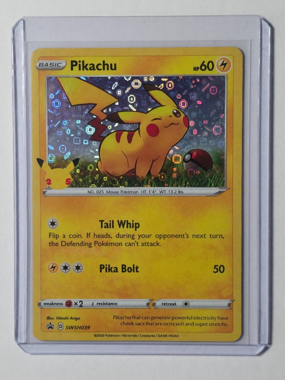 Pokémon TCG - Pikachu - 25th General Mills Promo - SWSH039